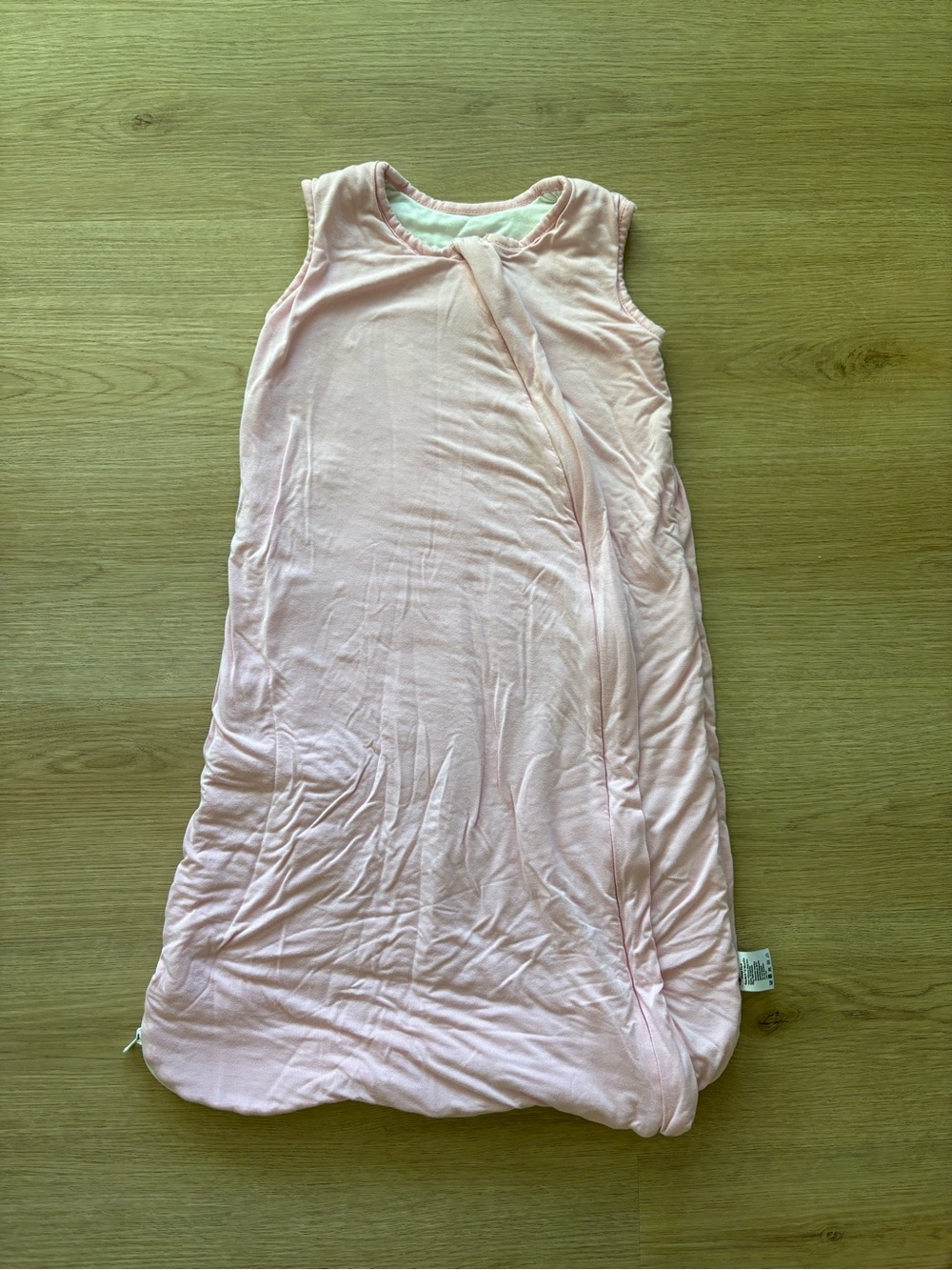 Soft Pink Sleeveless bamboo Sleep Sack